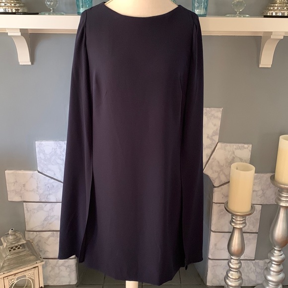 Lauren Ralph Lauren Cape Dress - Picture 2 of 10